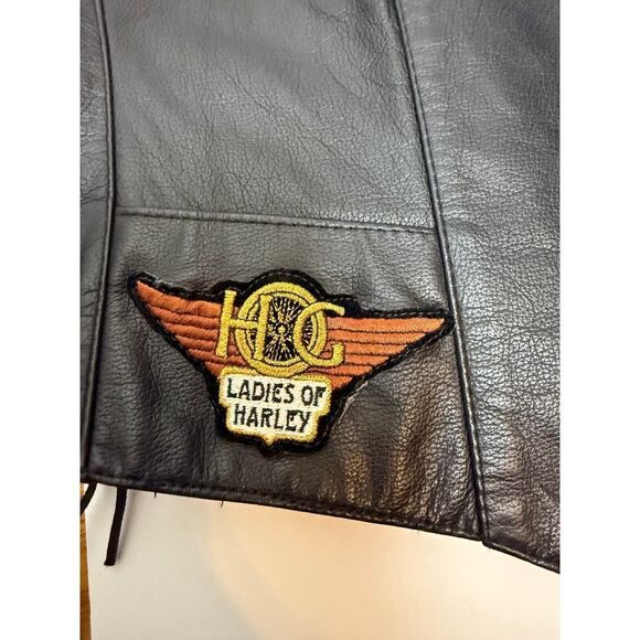Antelope Creek Leather Lady Harley Vest Women’s Sz. S - Picture 5 of 9